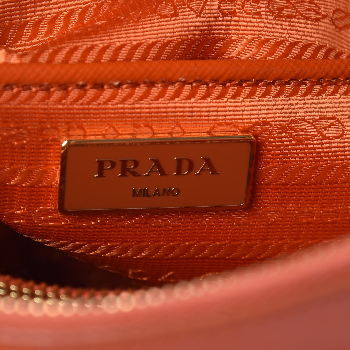 Saffiano Vernice Medium Promenade Tote Arancio