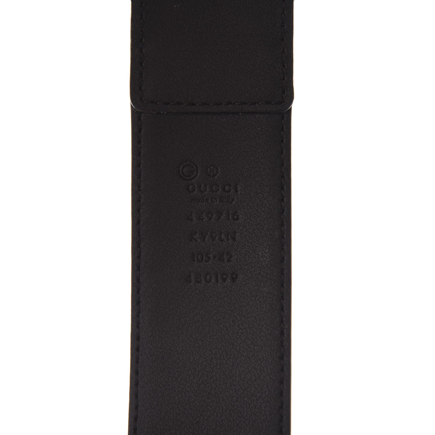Monogram Dollar Calfskin 40mm Belt 105 42 Beige Ebony Testa di Moro