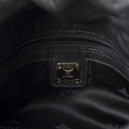 MCM Lambskin Flap Bag Black 8 of 11