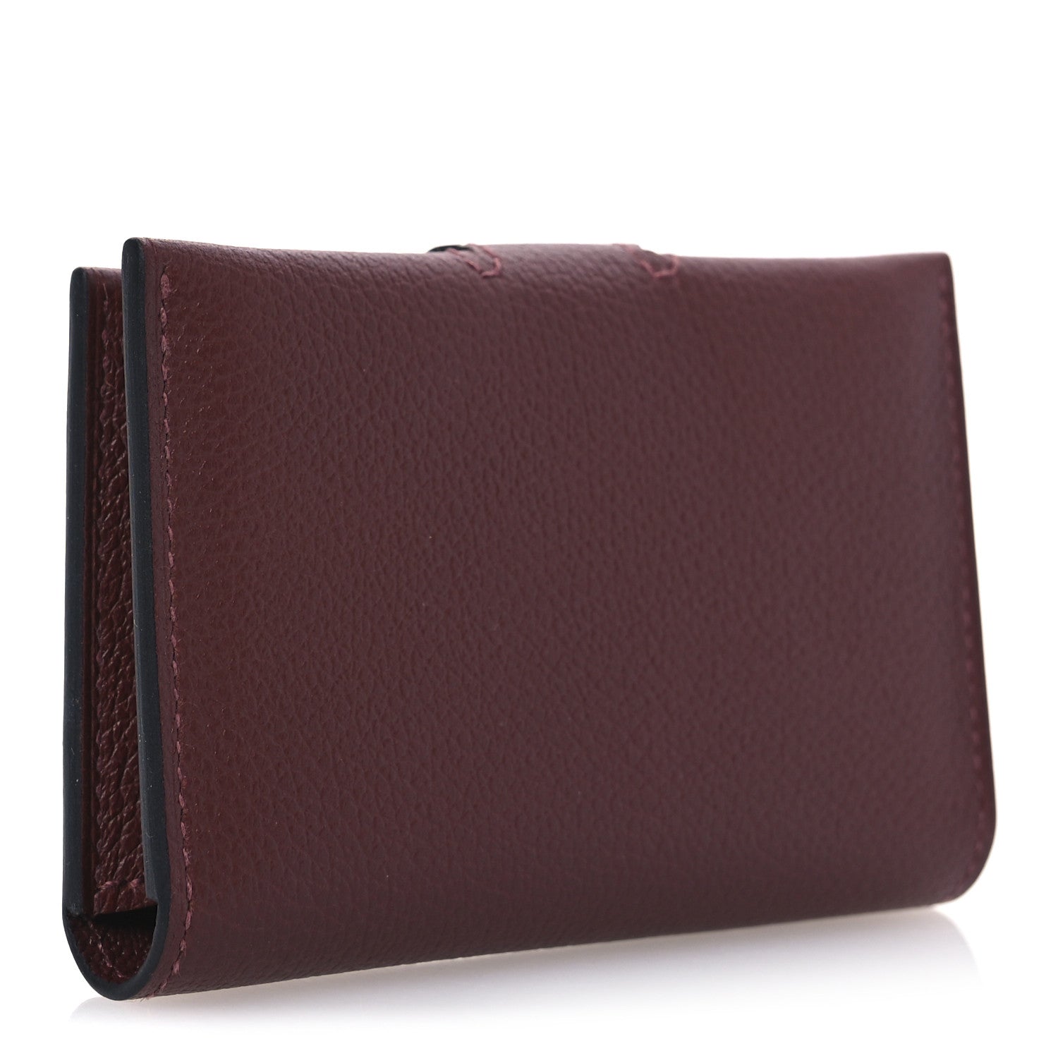 Hermes Evercolor Bi-Color RMS Card Holder Rouge H Rouge Sellier
