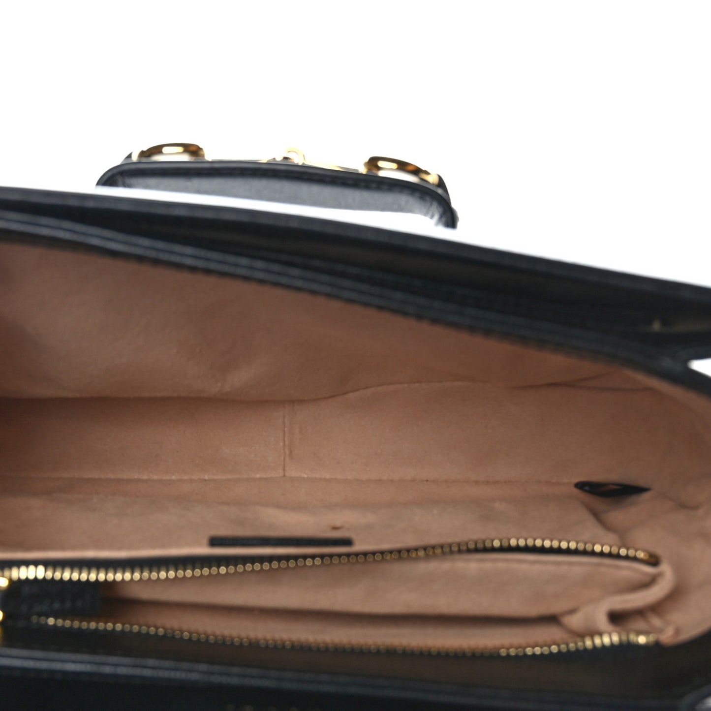 Azalea Calfskin Horsebit 1955 Shoulder Bag Black
