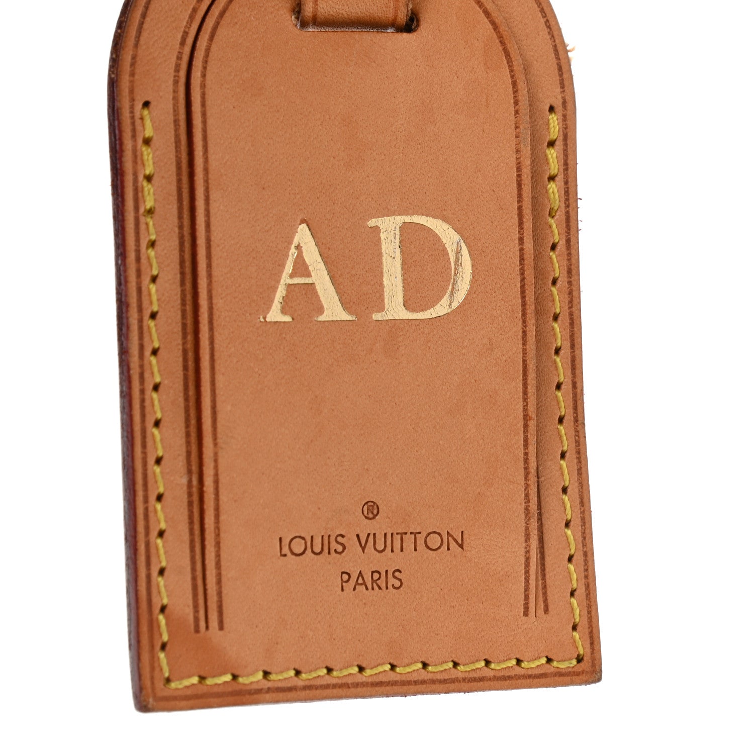 Louis Vuitton Vachetta Leather Luggage Tag 3 of 5