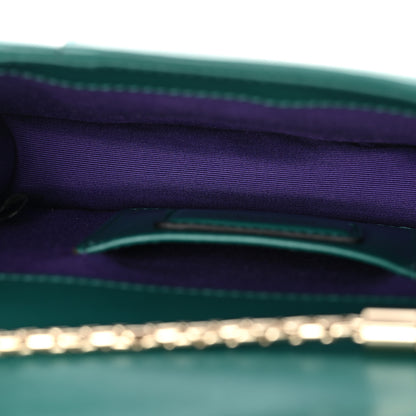 Bulgari Calfskin Small Serpenti Forever Snake Strap Crossbody Bag Emerald Green 6 of 10
