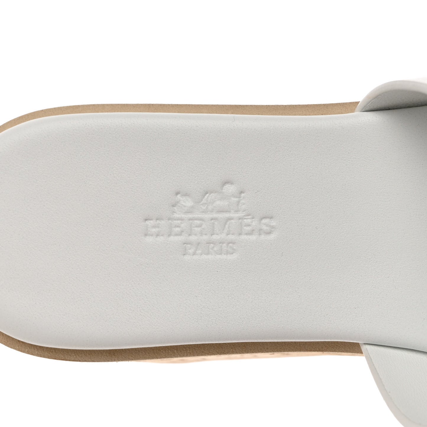 Calfskin Cork Eze 30 Sandals 35 White