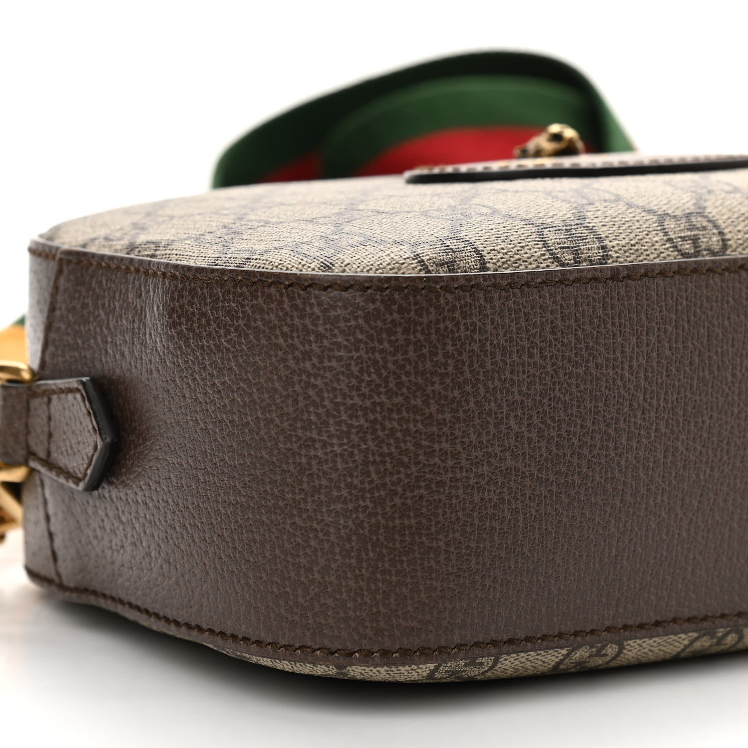 Gucci GG Supreme Monogram Web Neo Vintage Shoulder Bag Beige New Acero Crop 9 of 11