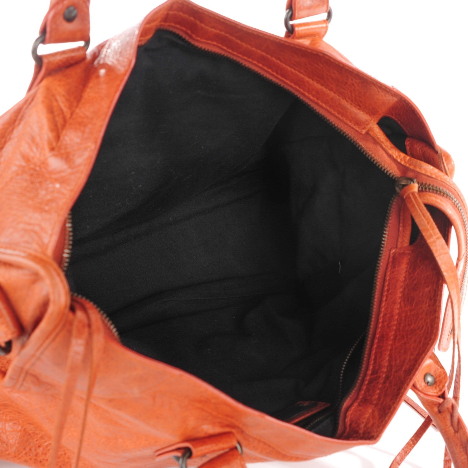 Balenciaga Agneau Classic Hardware City Orange Brulee 5 of 7
