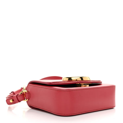 Chloe Shiny Calfskin Suede Mini C Double Carry Scarlet Pink 4 of 8