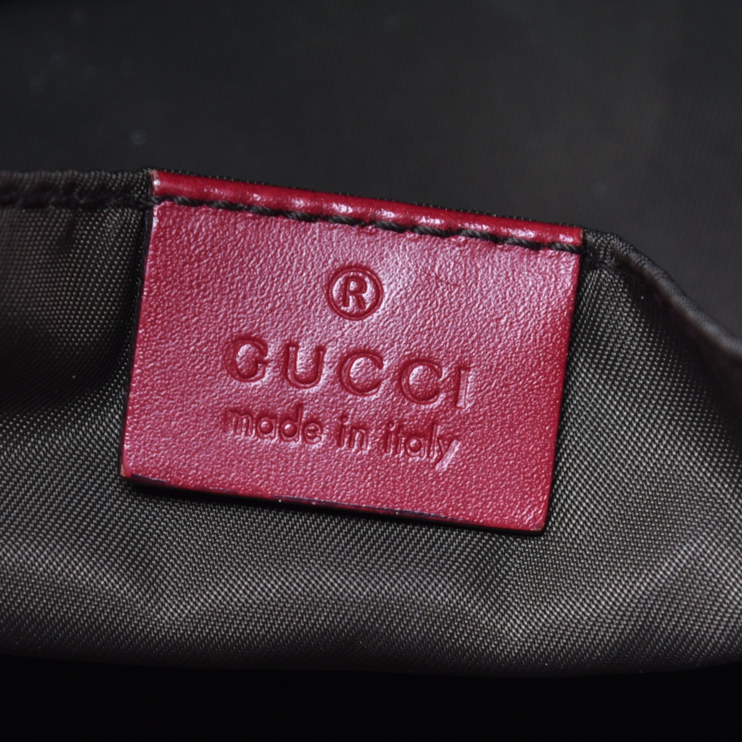 Gucci GG Monogram Medium Web Handle Vertical Tote Red 6 of 9