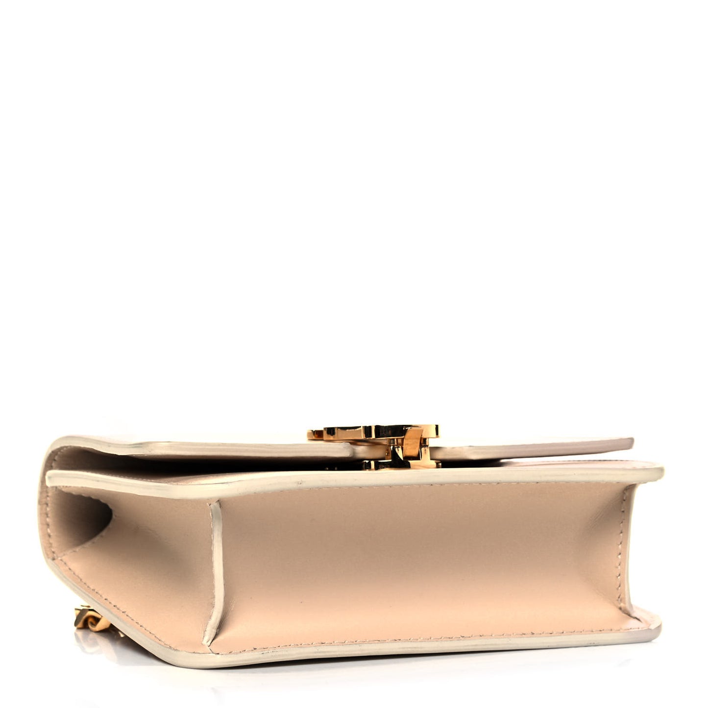 Calfskin TB Chain Belt Bag Rose Beige