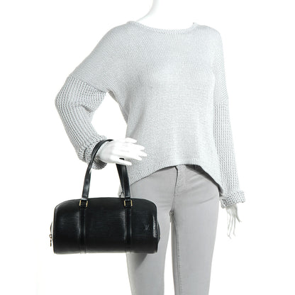 Louis Vuitton Epi Soufflot Black 2 of 8