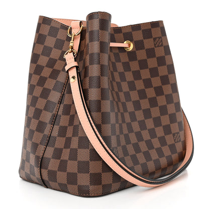 Louis Vuitton Damier Ebene Neonoe MM Venus Pink 3 of 15