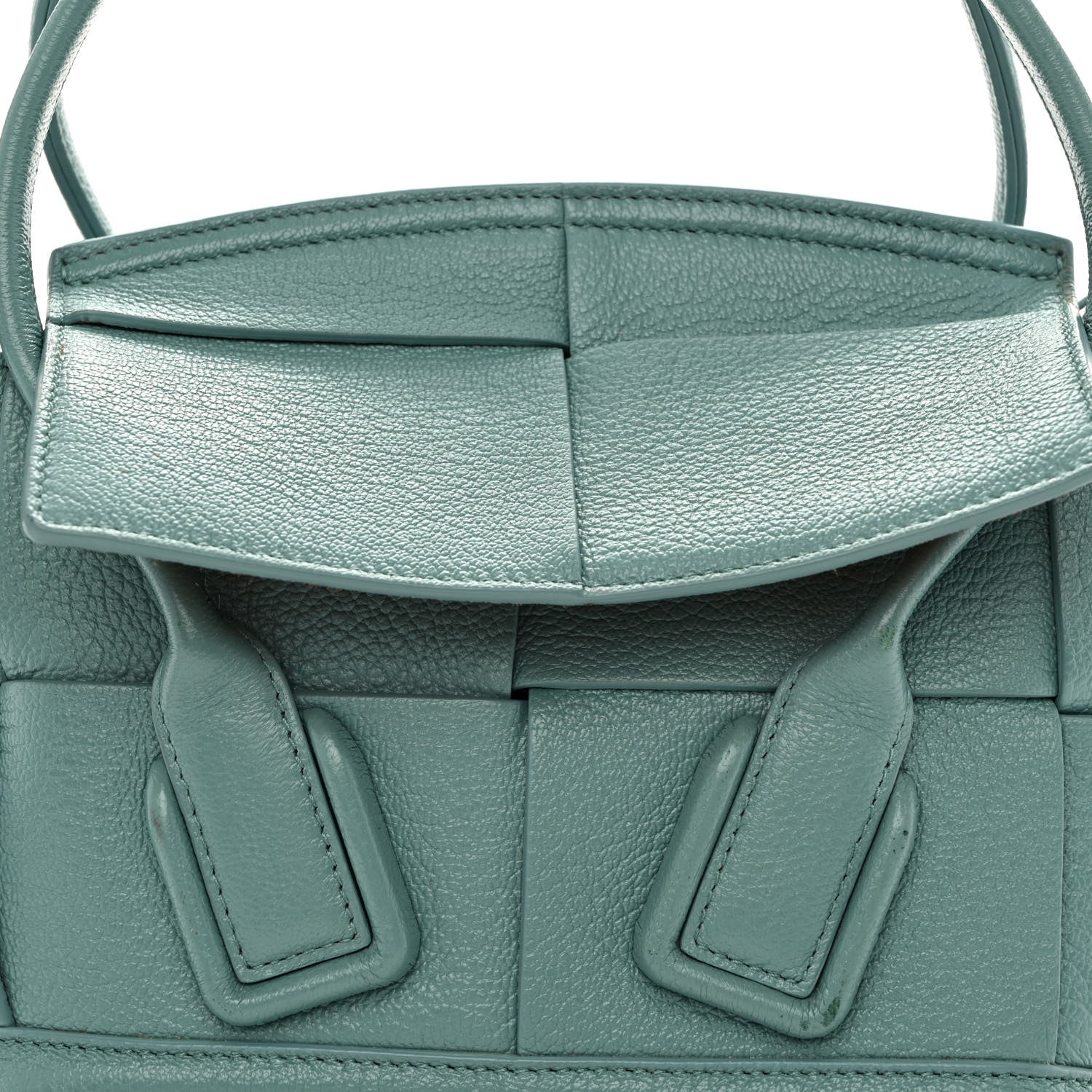 Bottega Veneta Goatskin Maxi Intrecciato Mini Arco Linoleum 7 of 9