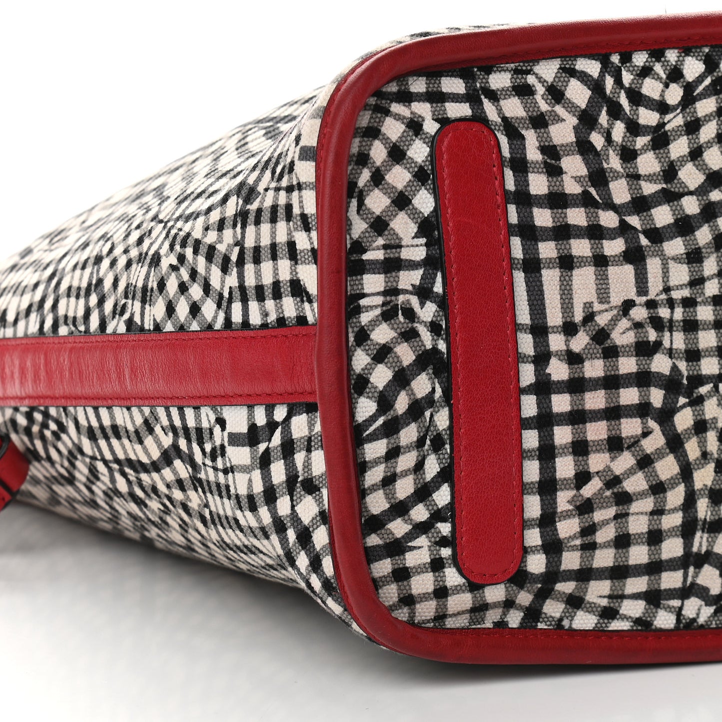 Visetos Medium Liz Reversible Shopper Tote Ruby Red