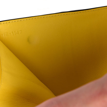 Celine Drummed Calfskin Small Multifunction Folded Wallet Souris 16 of 20