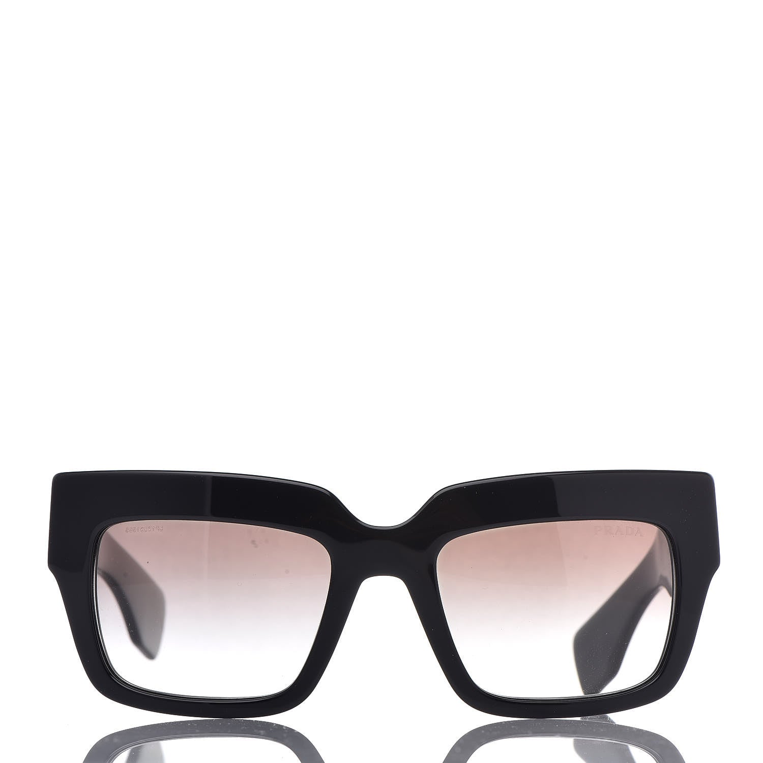 Prada Sunglasses SPR 28P Black 2 of 7