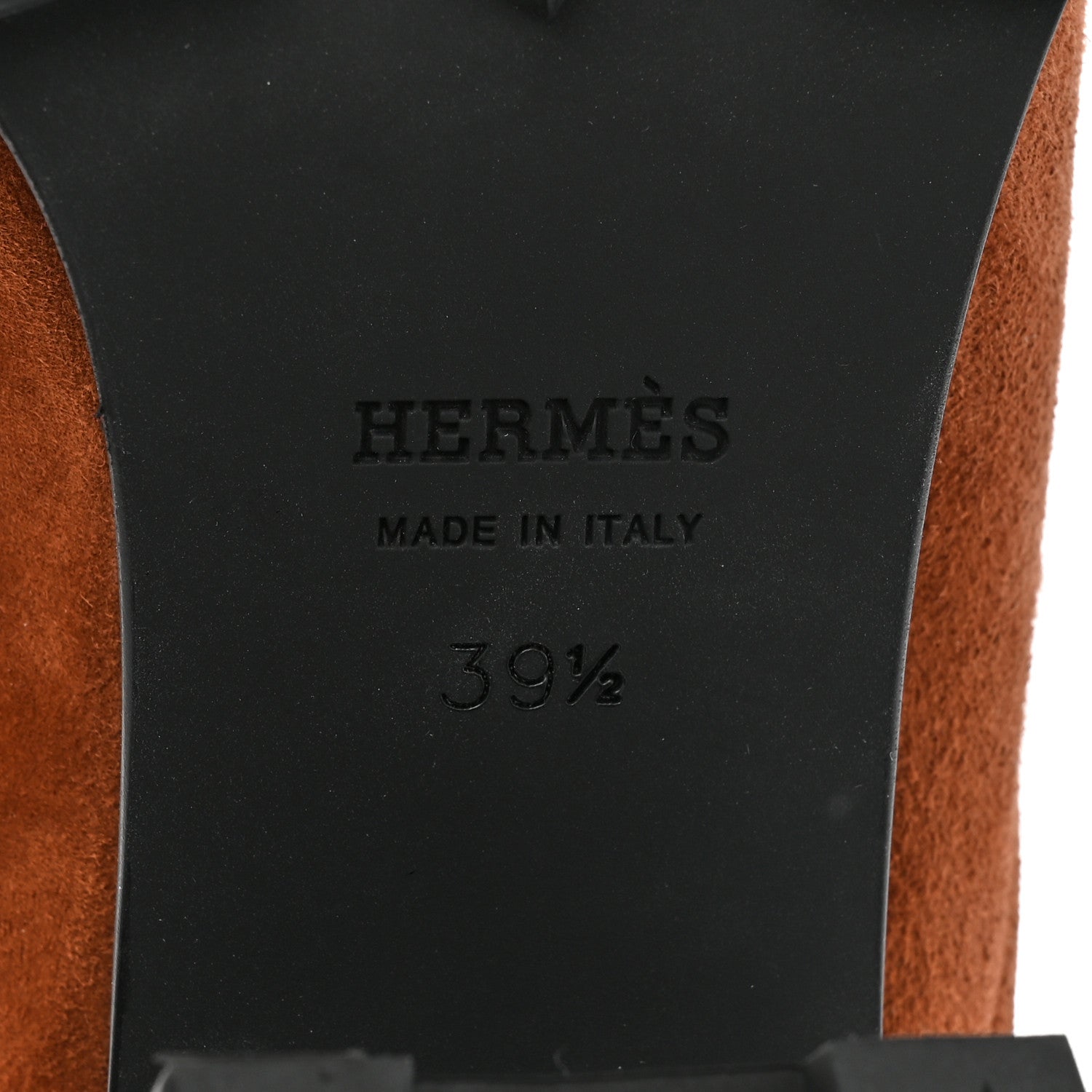 Hermes Suede Goatskin Woolskin Flore 60 Mules 39.5 Brun Amourette Ecru 6 of 10