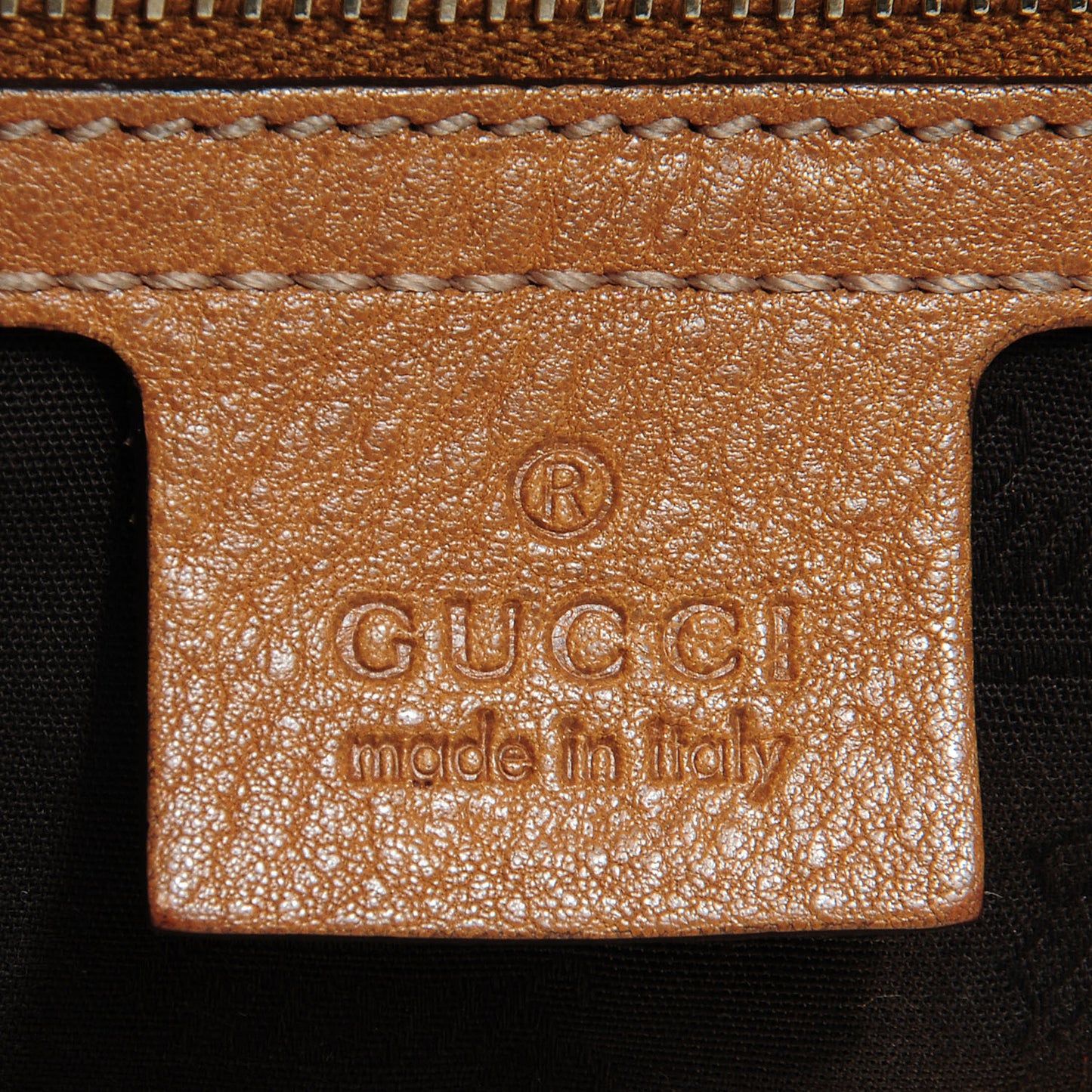 GG Monogram Medium Charm Tote Light Brown