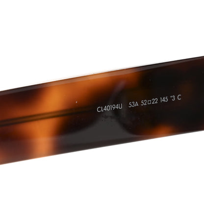 Celine Acetate Triomphe 01 Sunglasses CL 40194U Havana 6 of 8