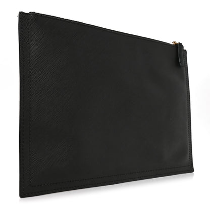 Givenchy Textured Coated Canvas Bambi Print Medium Cosmetic Pouch Black 3 of 7