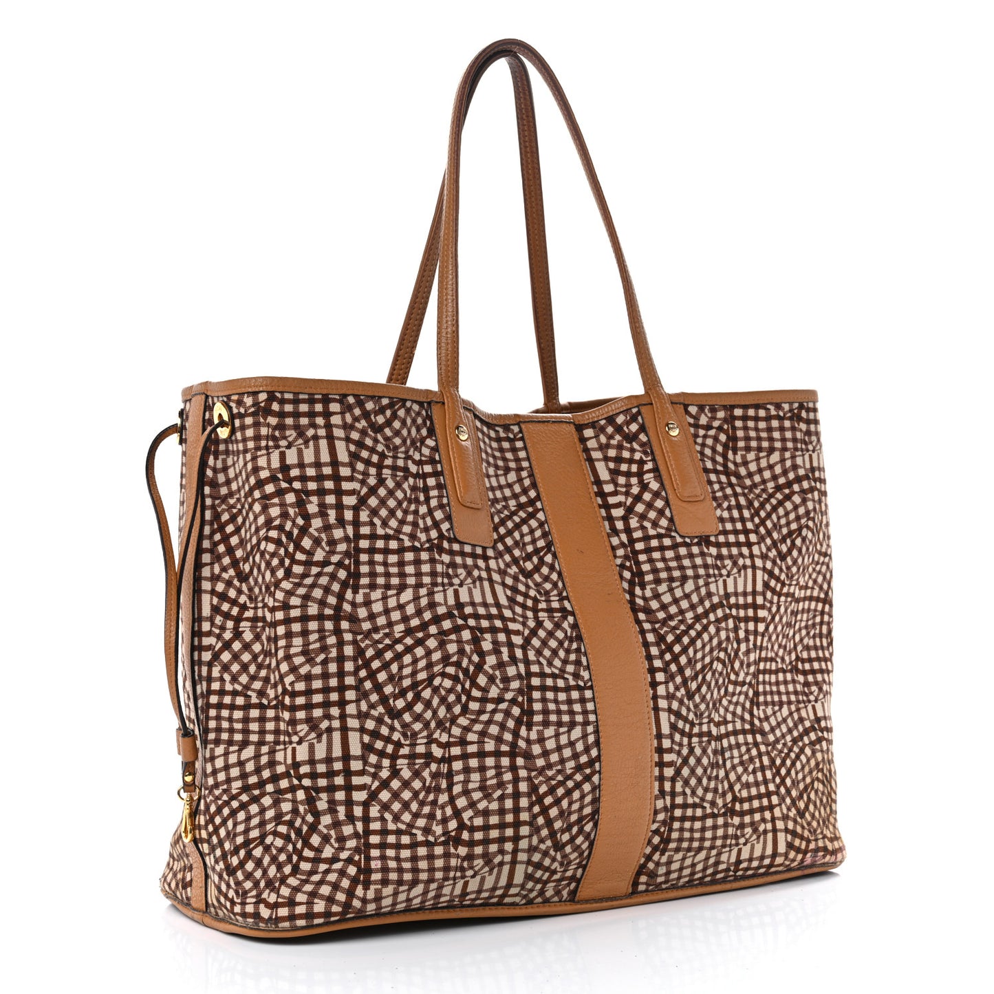 Visetos Large Liz Reversible Shopper Tote Cognac