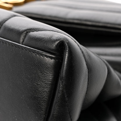 Saint Laurent Calfskin Y Quilted Monogram Medium Loulou Chain Satchel Black 11 of 14
