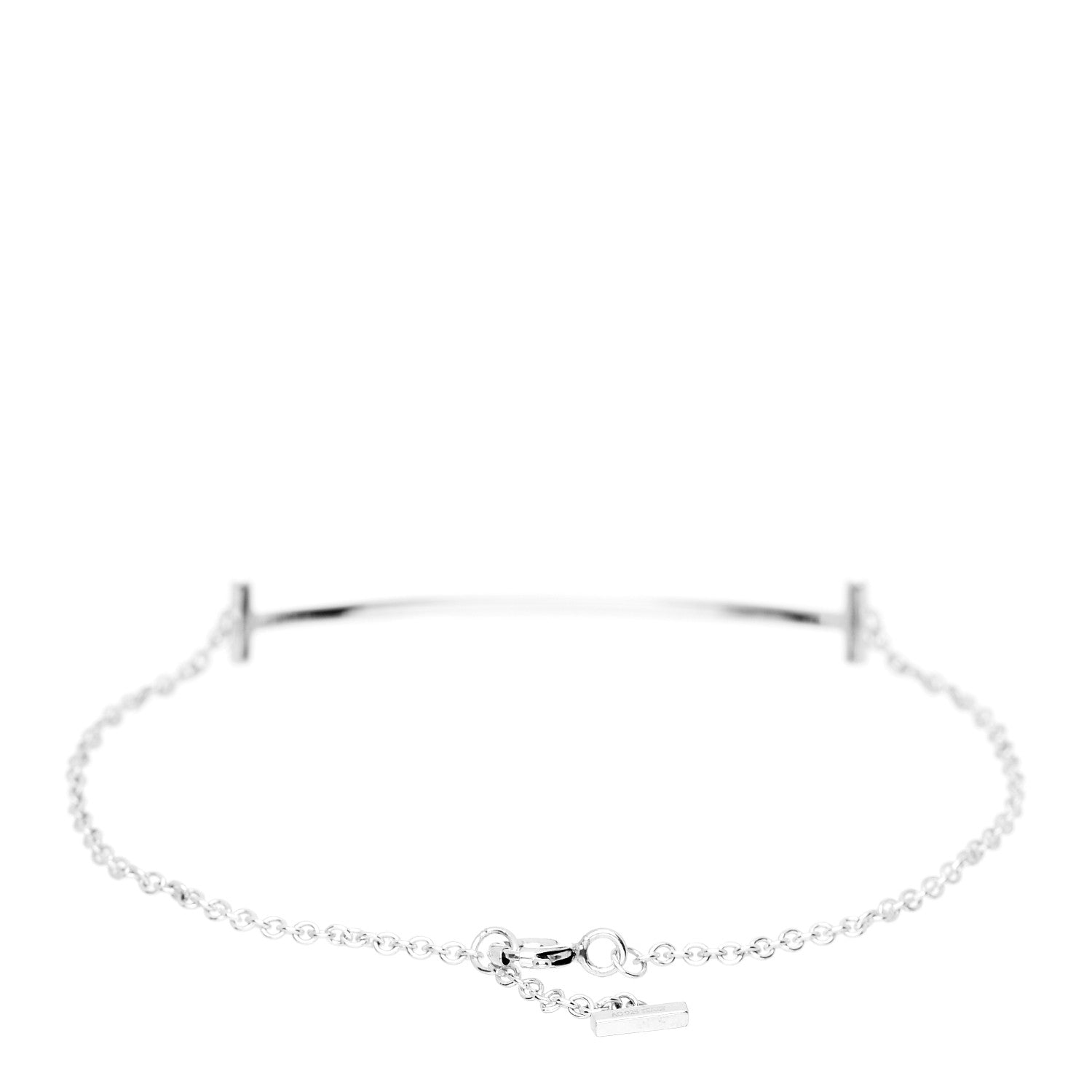 Tiffany Sterling Silver T Smile Bracelet 2 of 3
