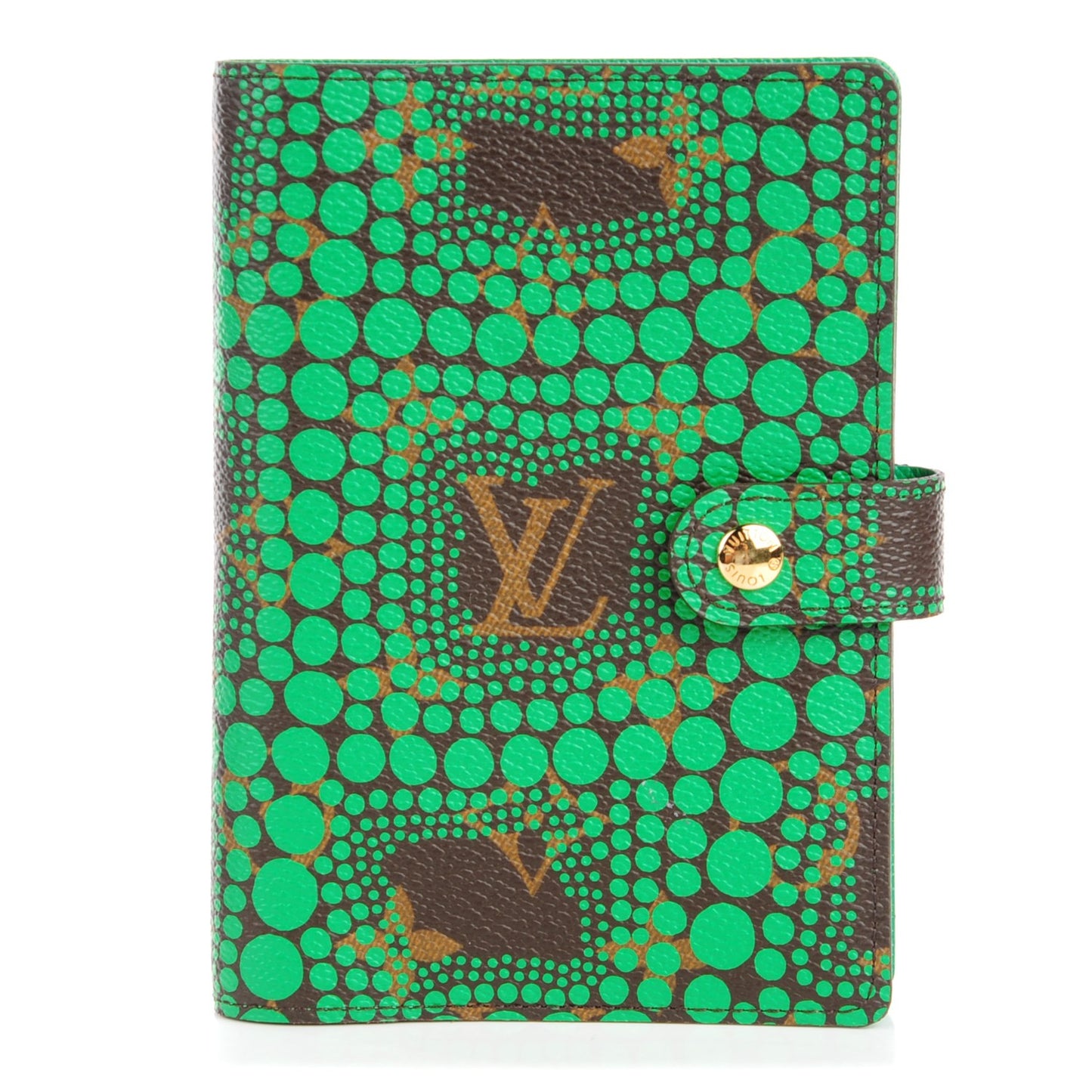 Monogram Kusama Town Small Ring Agenda Green