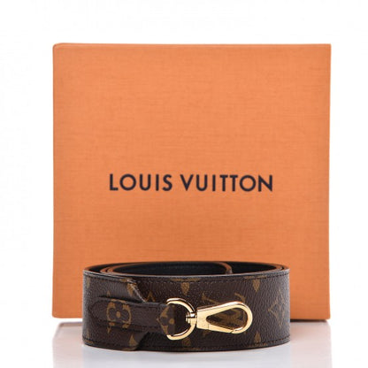 Louis Vuitton Monogram Bandouliere Shoulder Strap Black 5 of 5