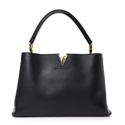Louis Vuitton Taurillon Capucines PM Black 1 of 13