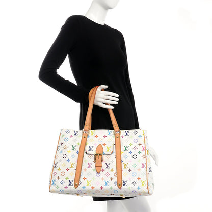 Louis Vuitton Monogram Multicolor Aurelia GM White 2 of 7