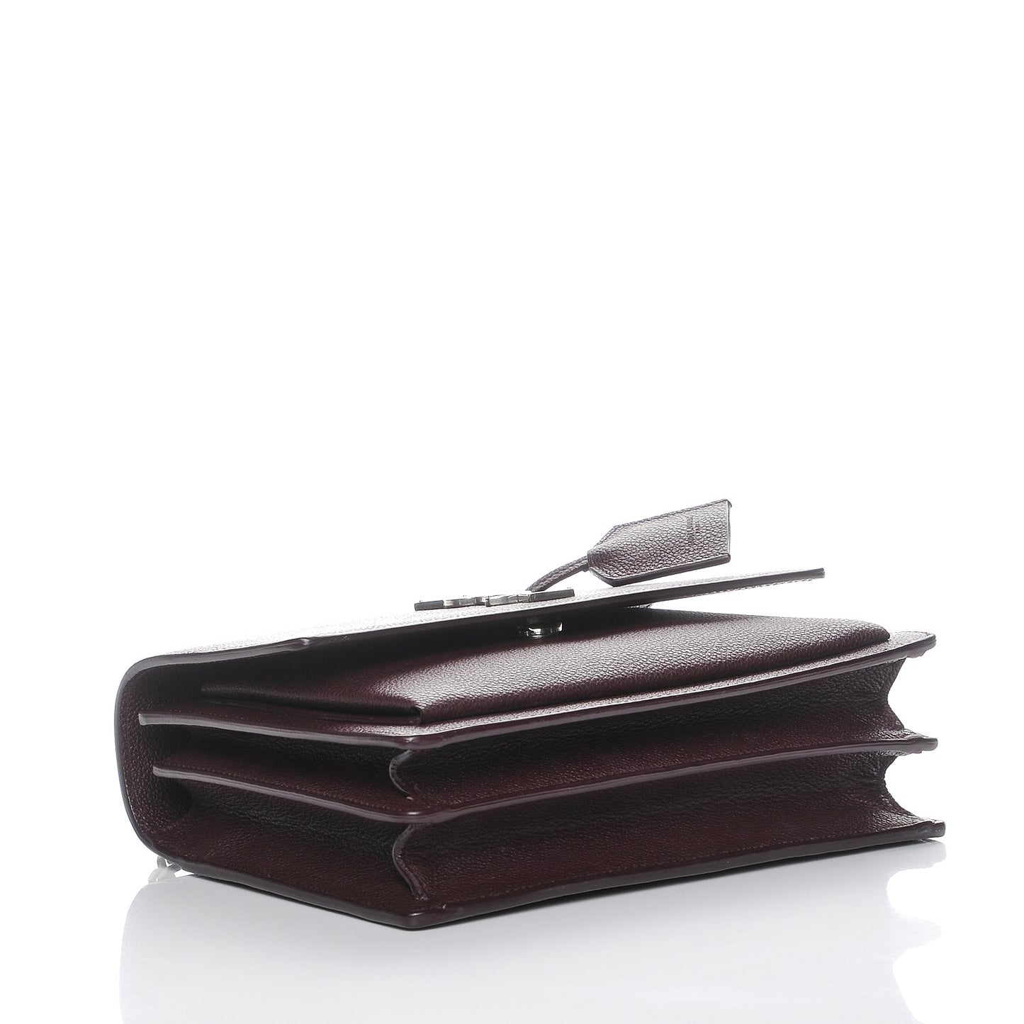 Grained Calfskin Medium Monogram Sunset Bordeaux