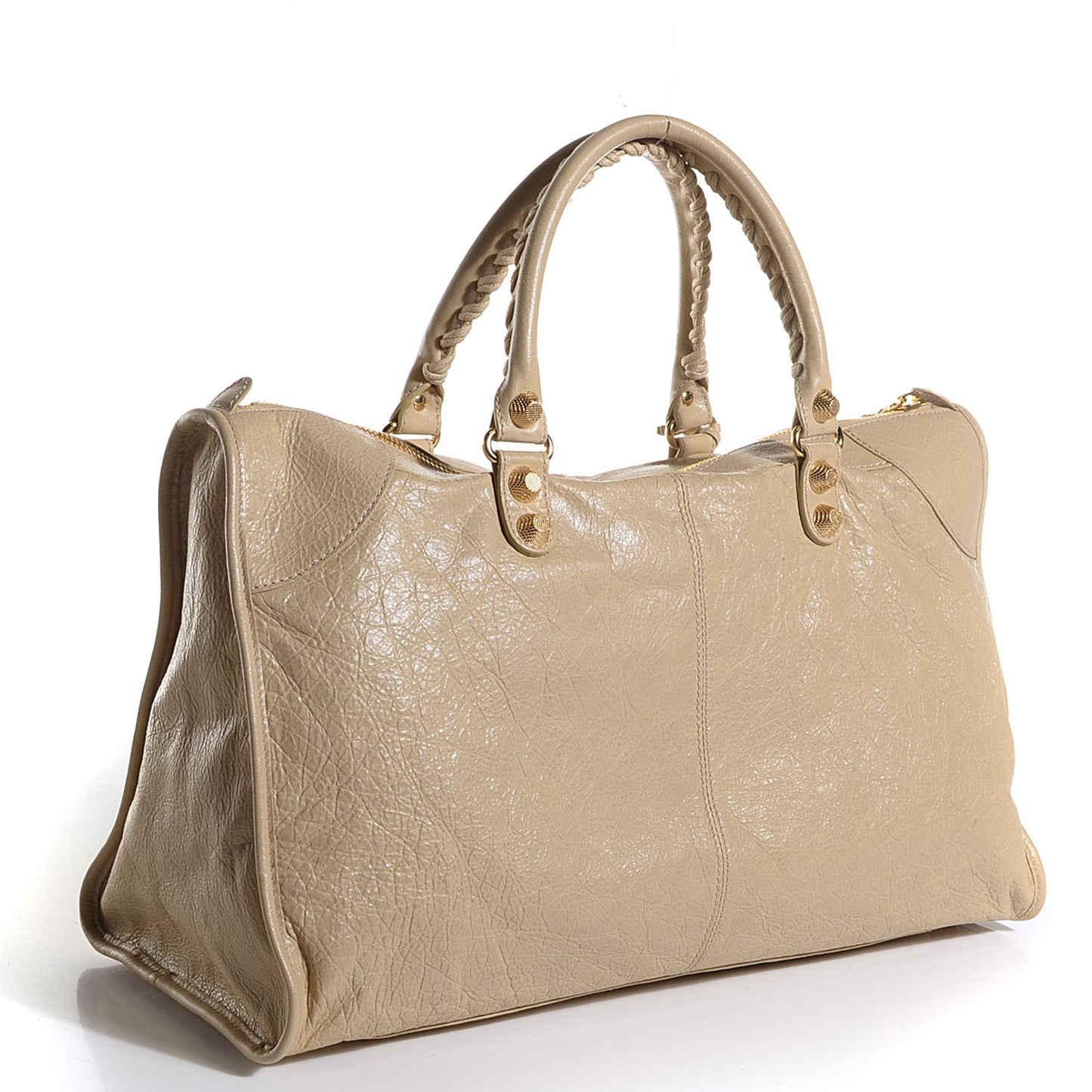 Agneau Giant 12 Gold Hardware Work Dune