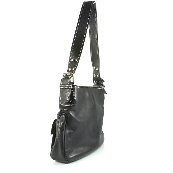 Marc Jacobs Leather Sophia Hobo Black 3 of 10