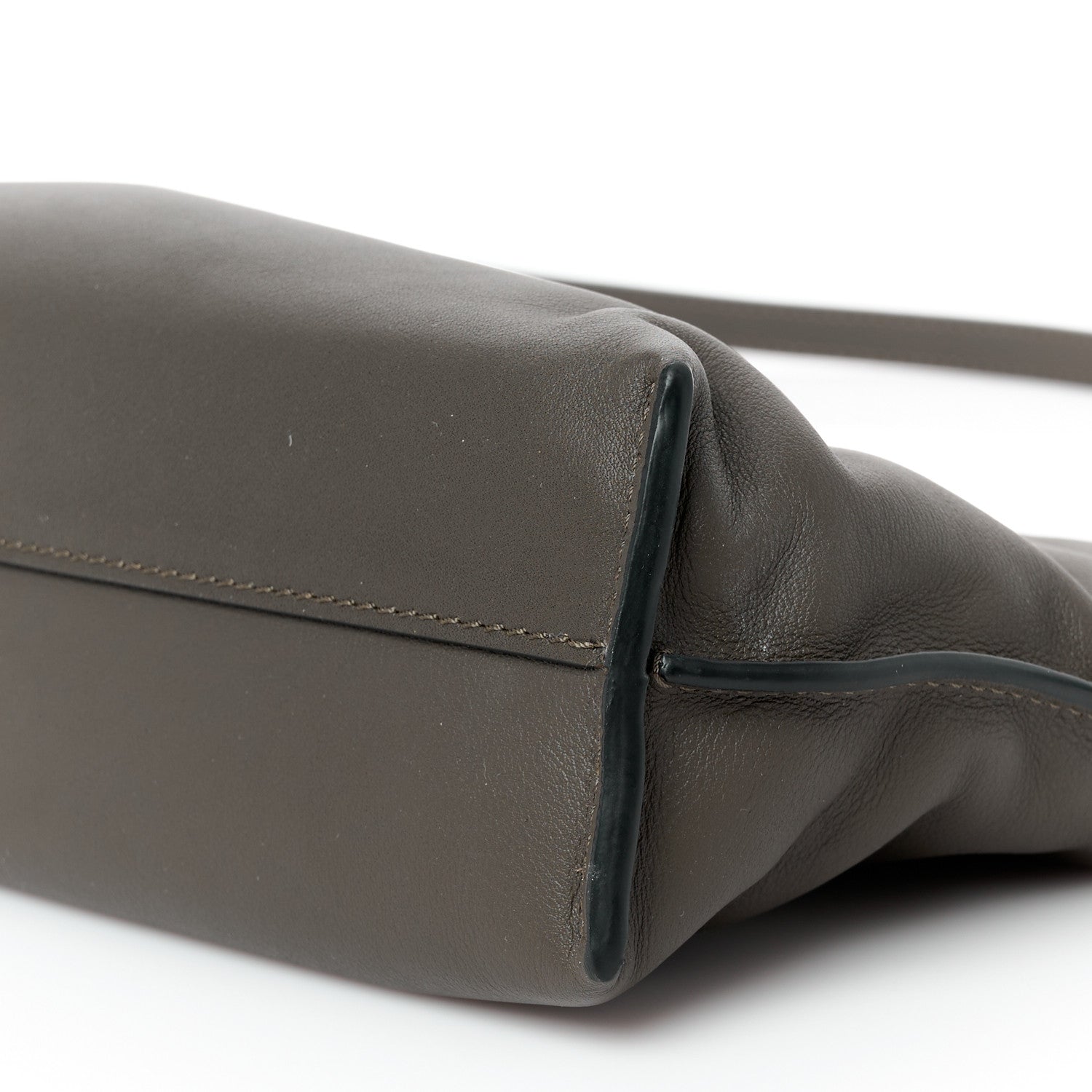 Loewe Calfskin Mini Flamenco Knot Clutch Vintage Khaki 10 of 10