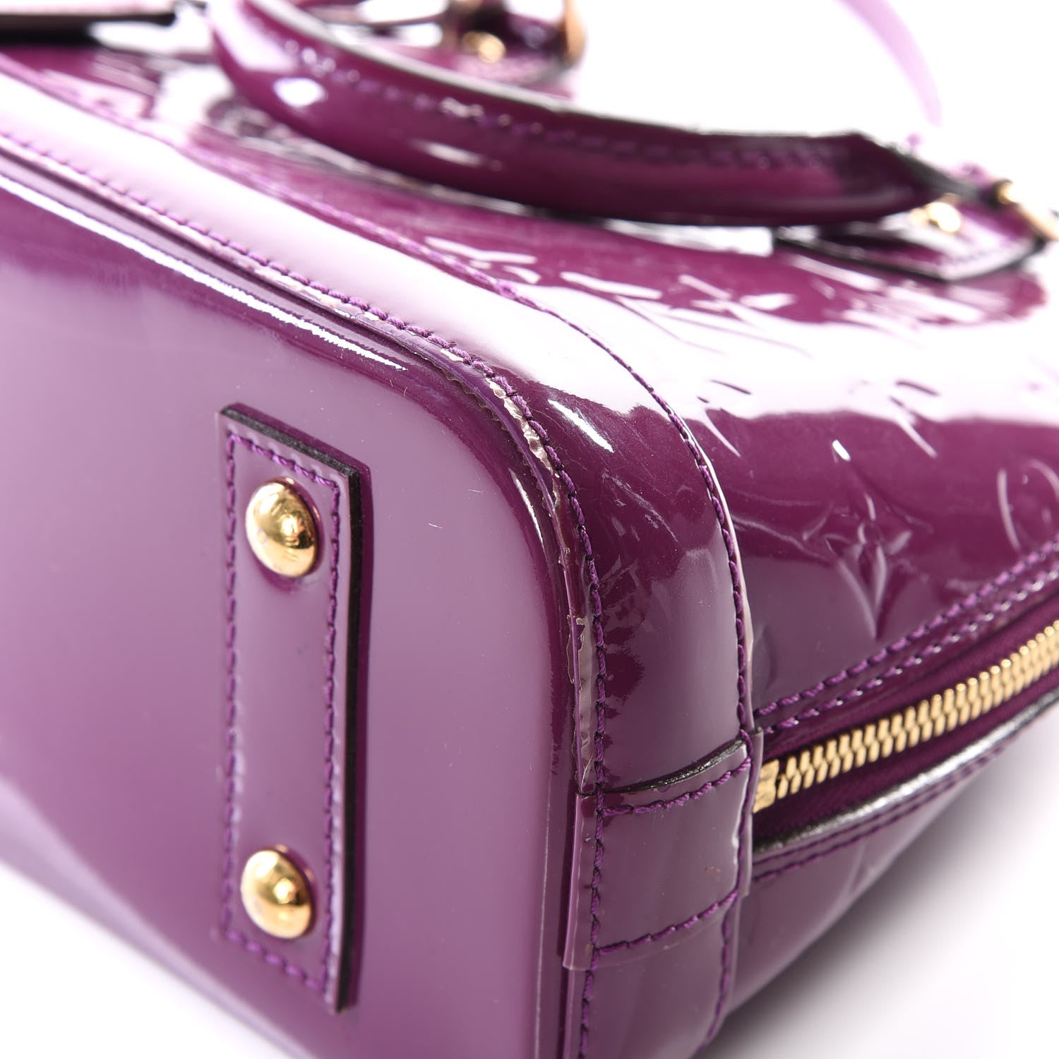 Louis Vuitton Vernis Alma BB Amethyste 6 of 14