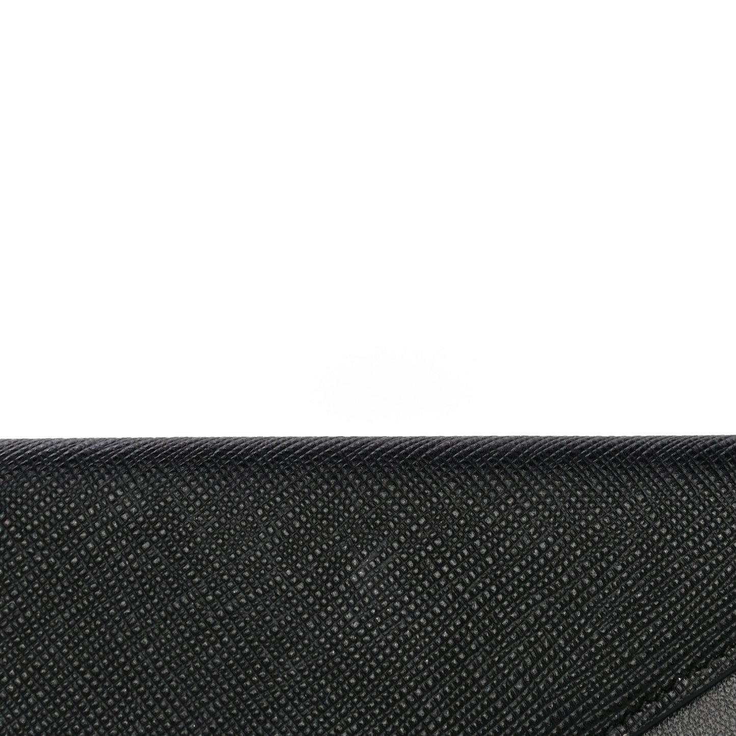 Saffiano Envelope Wristlet Crossbody Wallet Black
