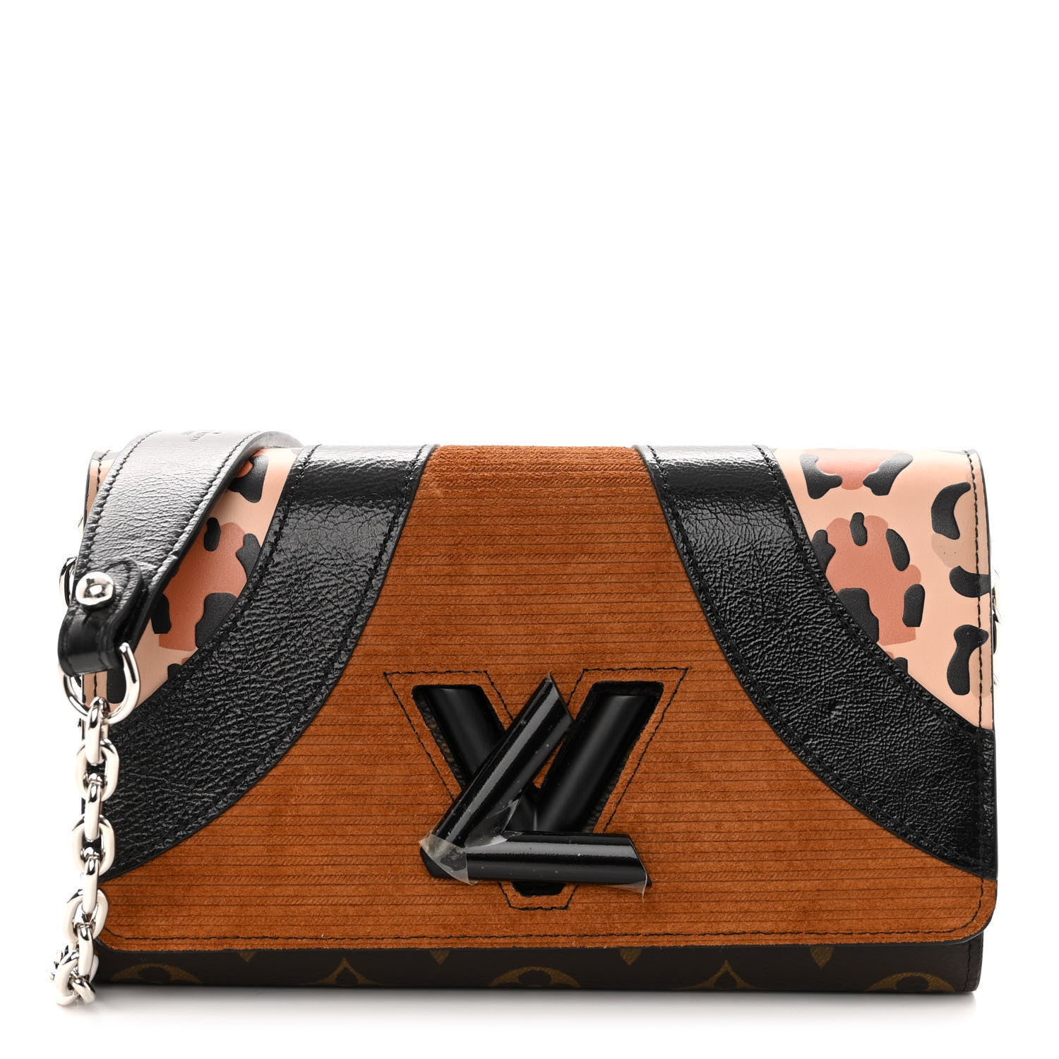 Louis Vuitton Calfskin Monogram Wild At Heart Twist Chain Wallet 1 of 11