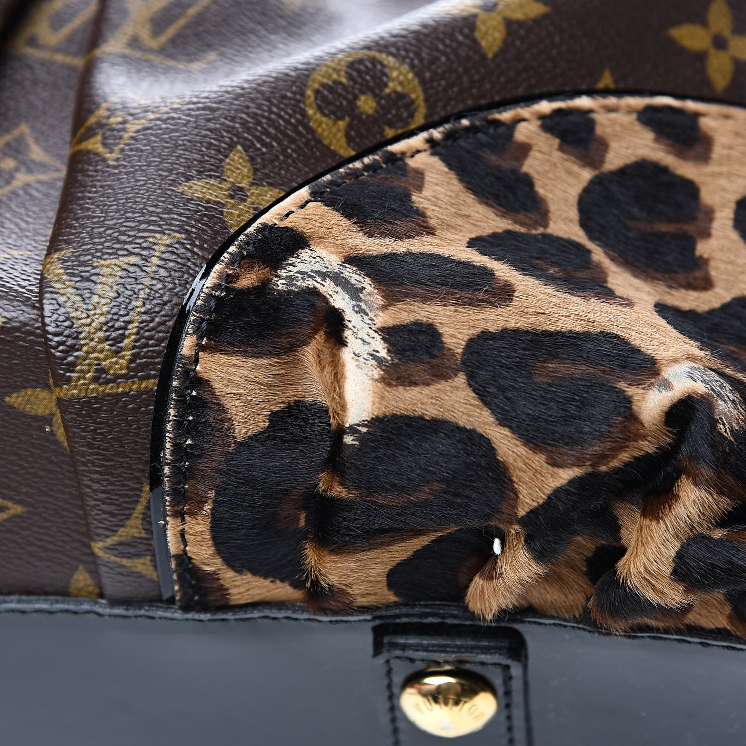 Louis Vuitton Monogram Leopard Adele 12 of 13