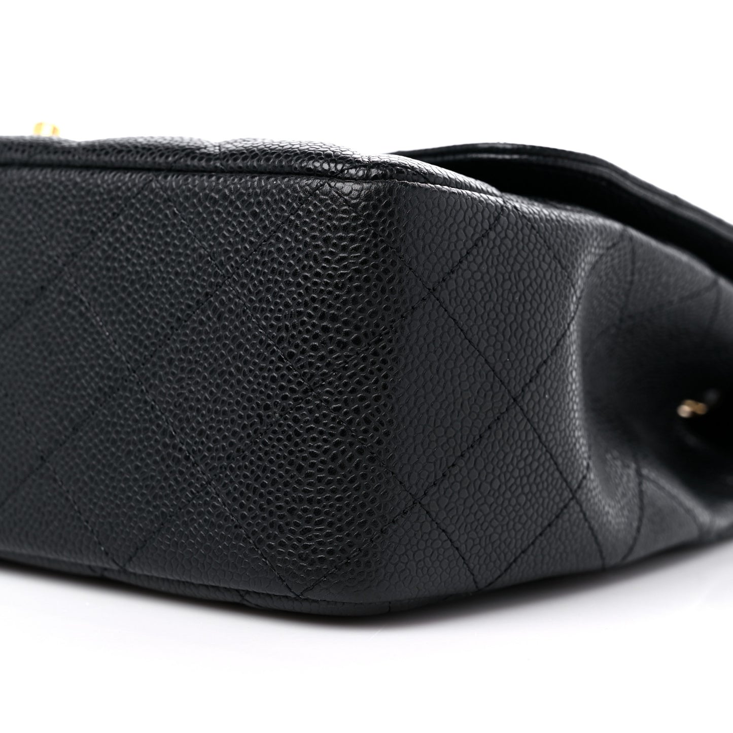Caviar Quilted Jumbo Single Flap Black