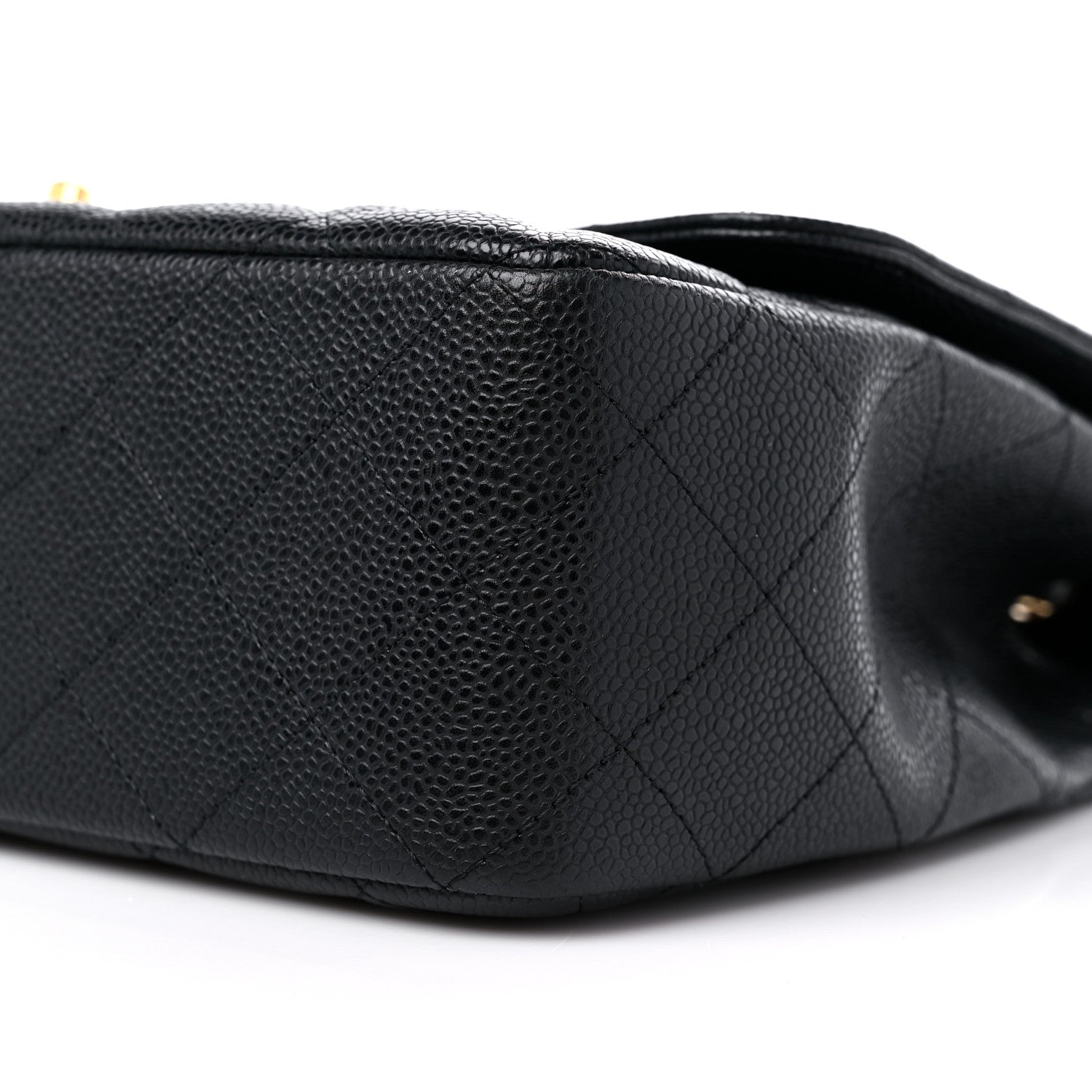 Chanel Caviar Quilted Jumbo Single Flap Black 9 of 11