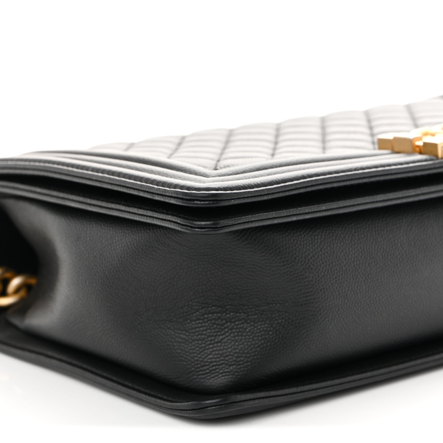 Chanel Caviar Quilted New Medium Boy Flap Black 9 of 10