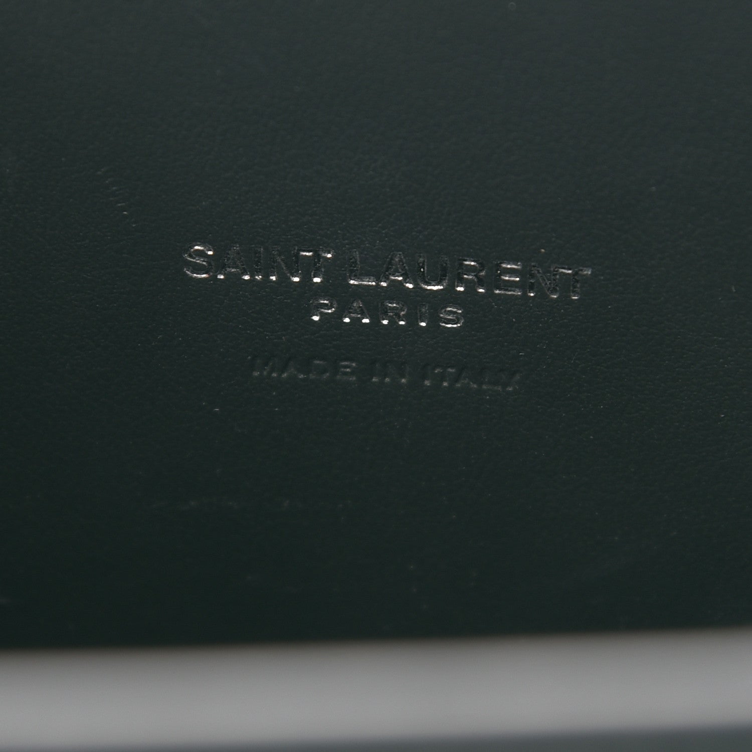 Saint Laurent Calfskin Crocodile Embossed Baby Sac De Jour Dark Leaf 5 of 9