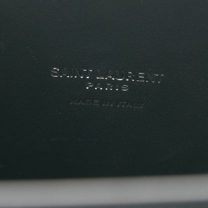 Saint Laurent Calfskin Crocodile Embossed Baby Sac De Jour Dark Leaf 5 of 9