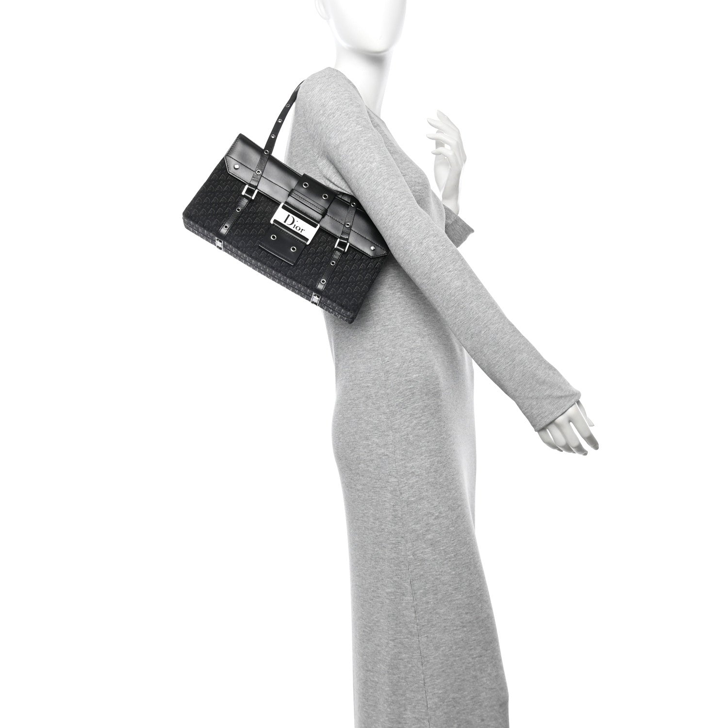 Christian Dior Monogram Street Chic Shoulder Bag Black 3 of 14