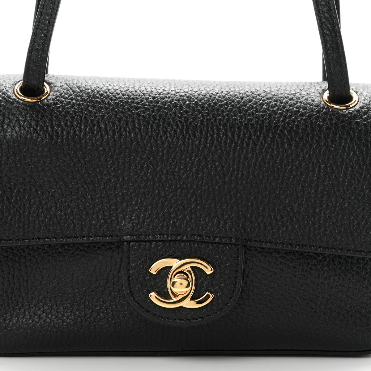 Chanel Grained Calfskin Mini Souplissimo Maxi Flap Black 8 of 11