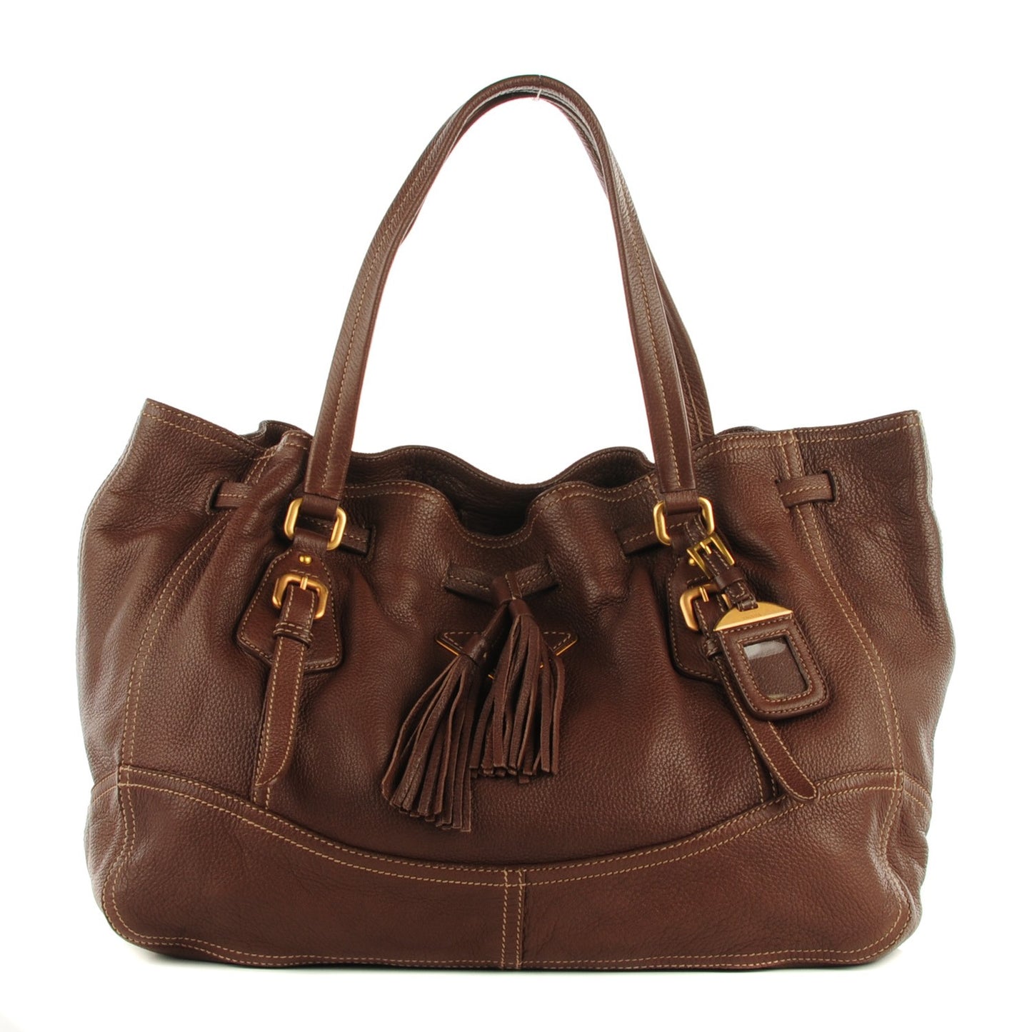 Cervo Drawstring Shoulder Bag Bruciato