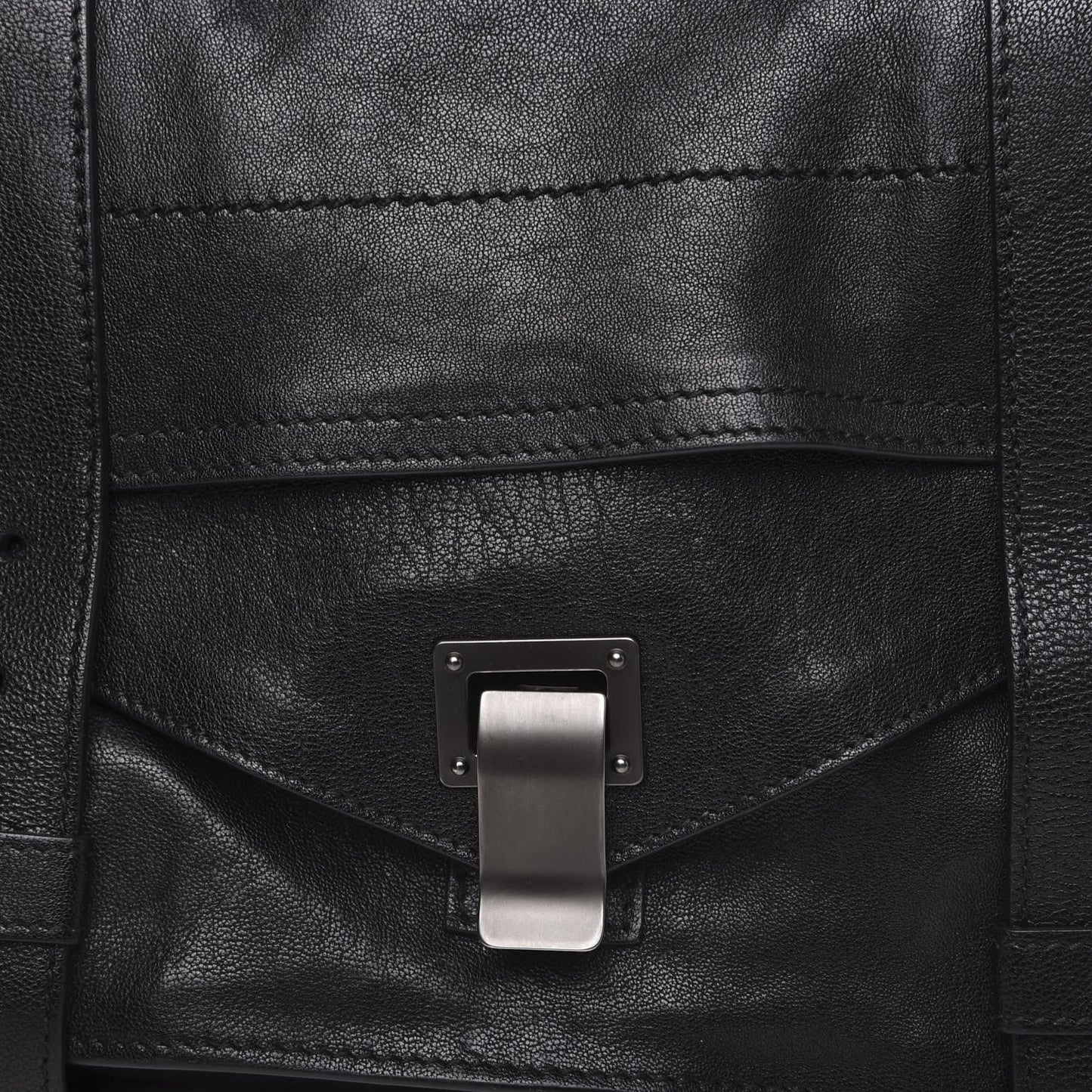 Lambskin Medium PS1 Satchel Black