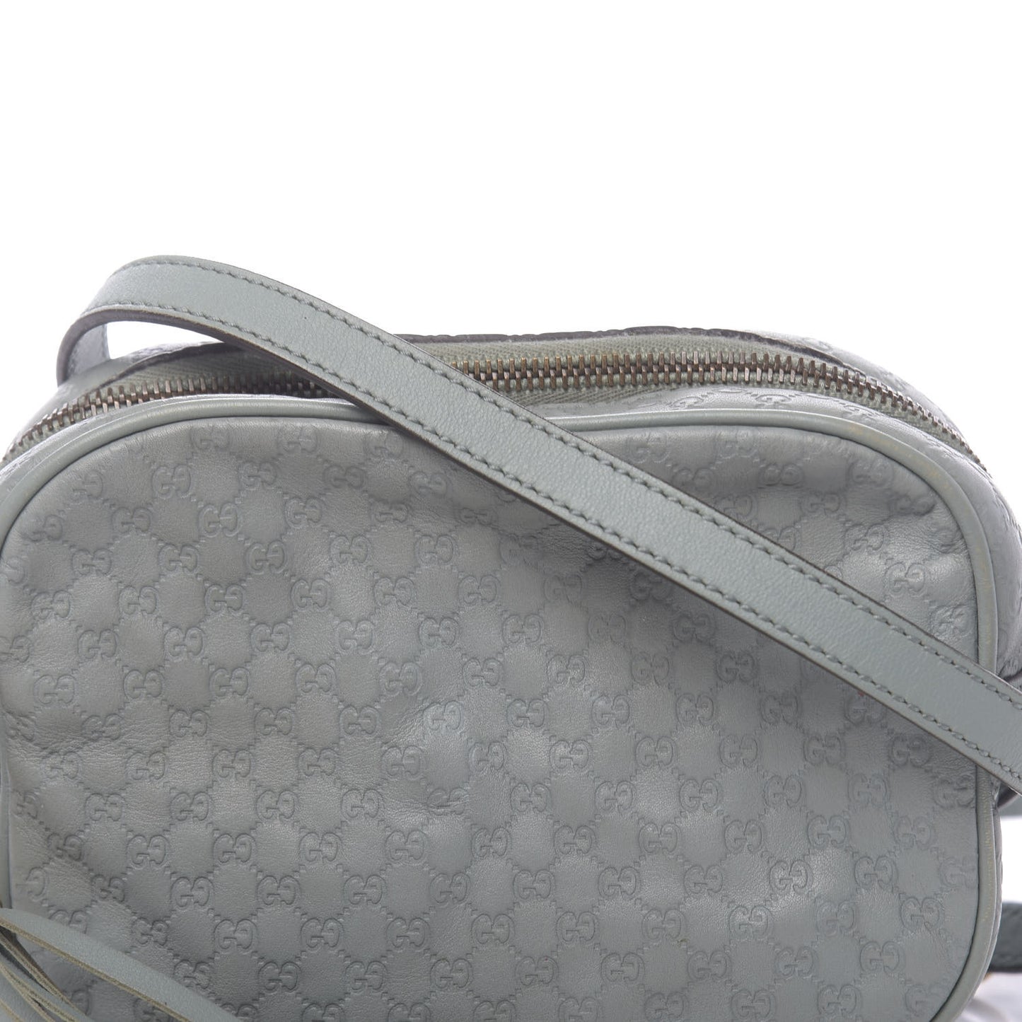 Soft Microguccissima Sunshine Disco Crossbody Bag Blue