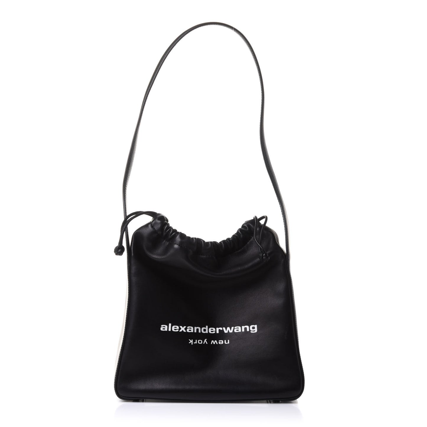 Lambskin Nylon Small Ryan Bag Black