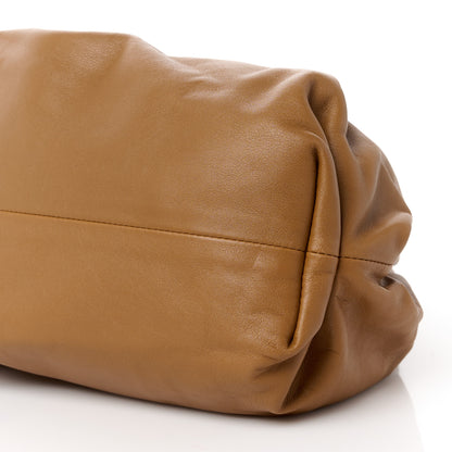 Bottega Veneta Smooth Butter Calf The Pouch Oversized Clutch Teak 11 of 11